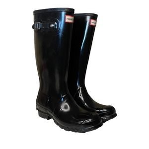 Hunter Original Kids Gloss Black Rain Boots